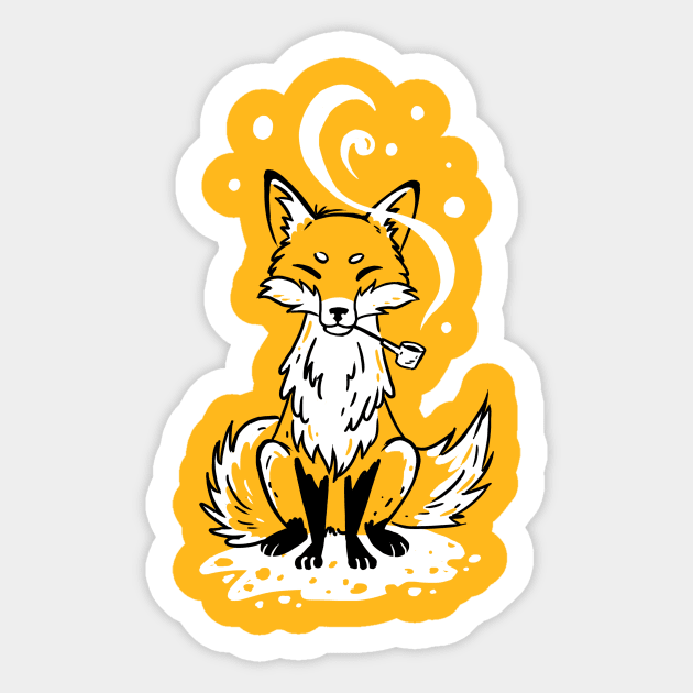 Mystic Fox Sticker by AdrianaOrellana